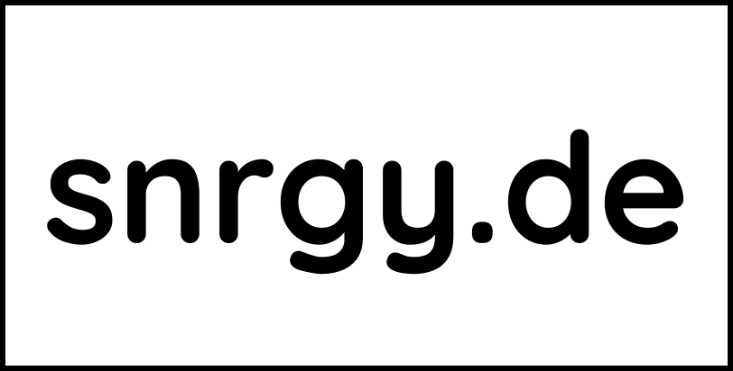 snrgy.de