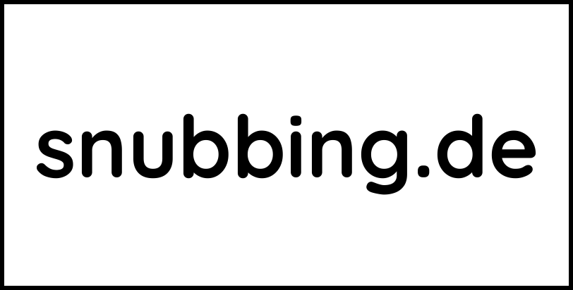 snubbing.de