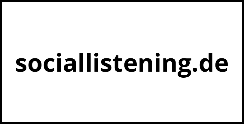 sociallistening.de