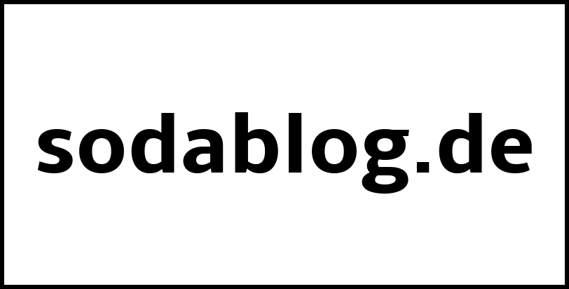 sodablog.de