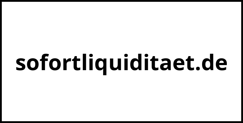 sofortliquiditaet.de