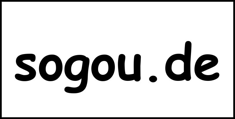 sogou.de