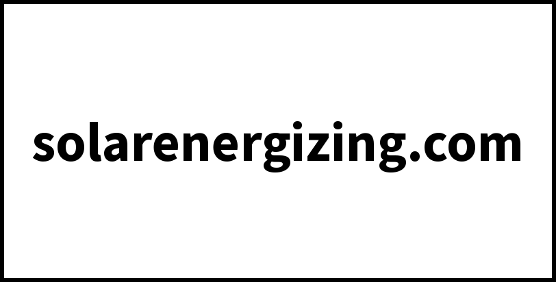 solarenergizing.com