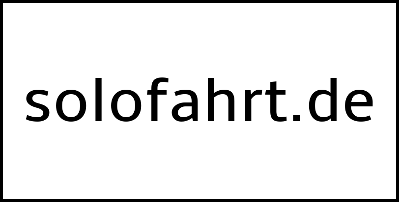 solofahrt.de