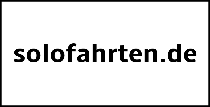 solofahrten.de