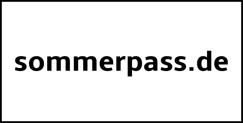 sommerpass.de