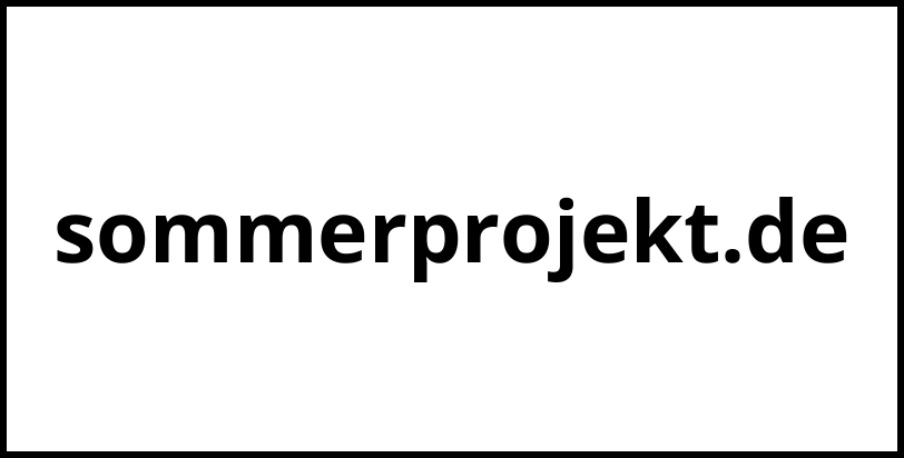 sommerprojekt.de