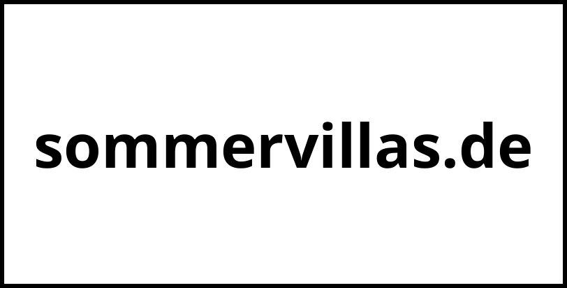 sommervillas.de