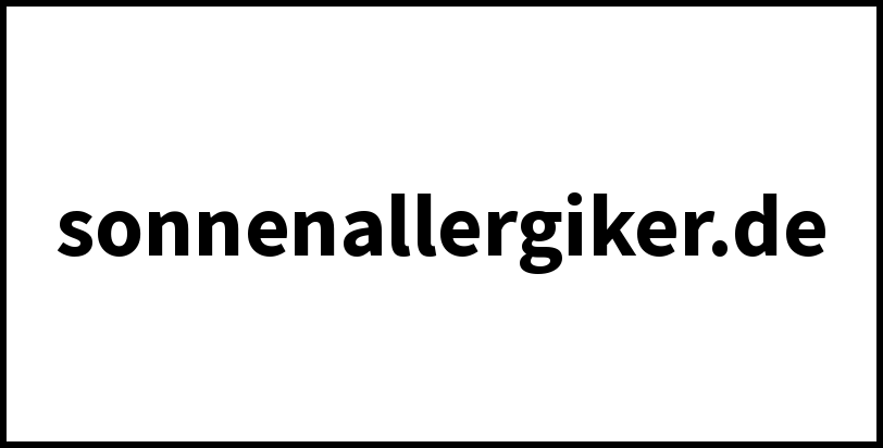 sonnenallergiker.de