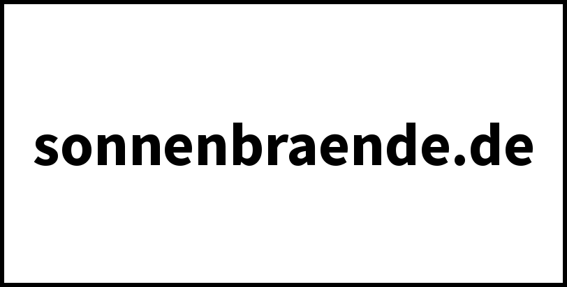 sonnenbraende.de