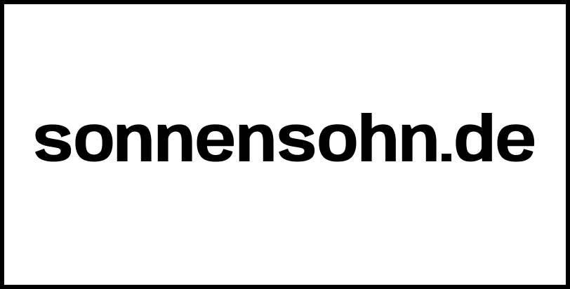 sonnensohn.de