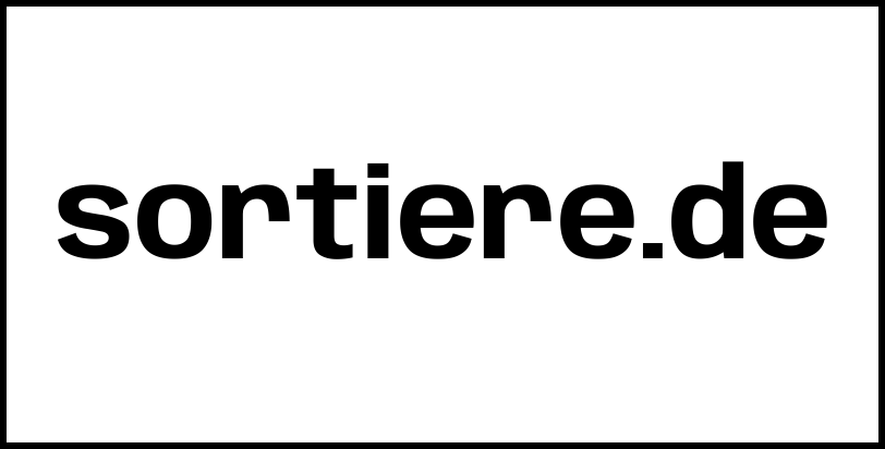 sortiere.de