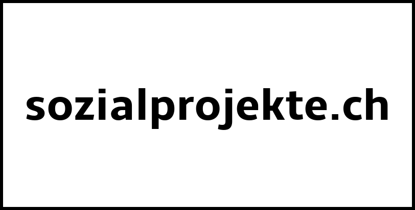 sozialprojekte.ch