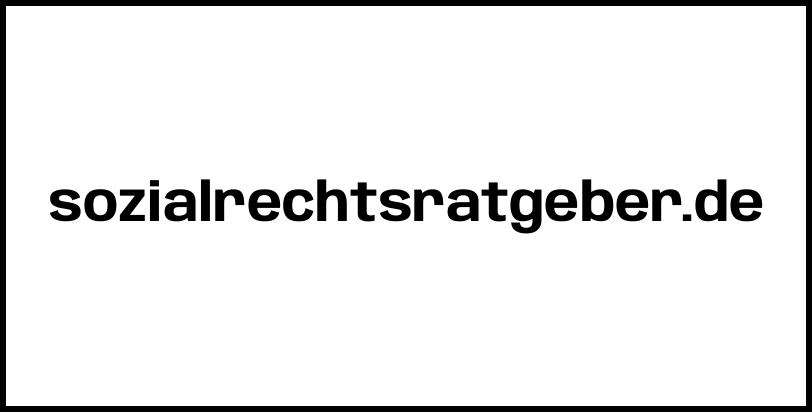 sozialrechtsratgeber.de