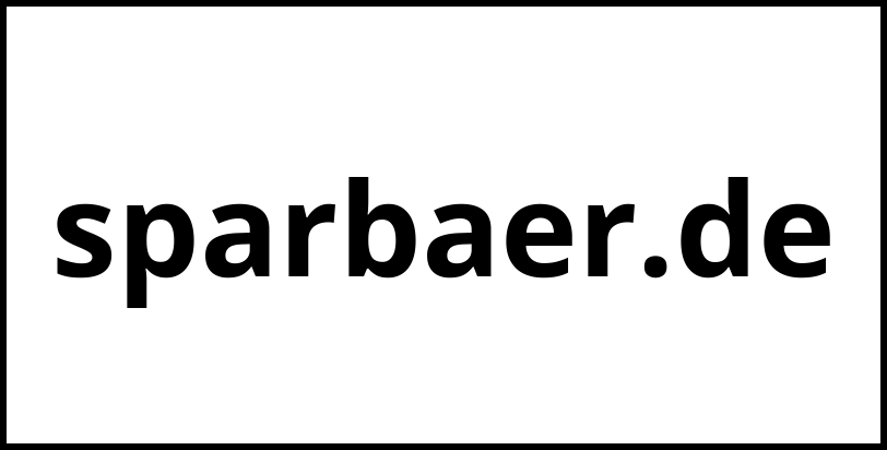 sparbaer.de