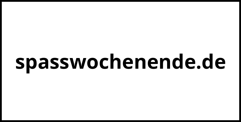 spasswochenende.de