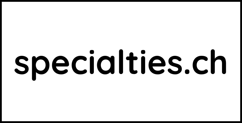 specialties.ch