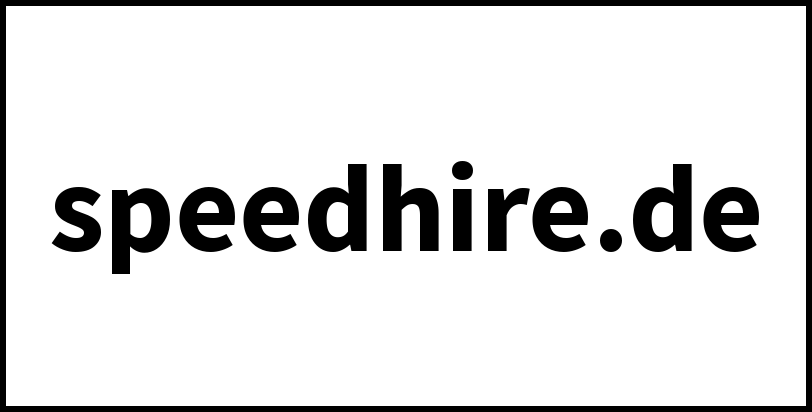 speedhire.de