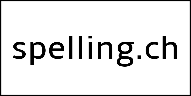 spelling.ch