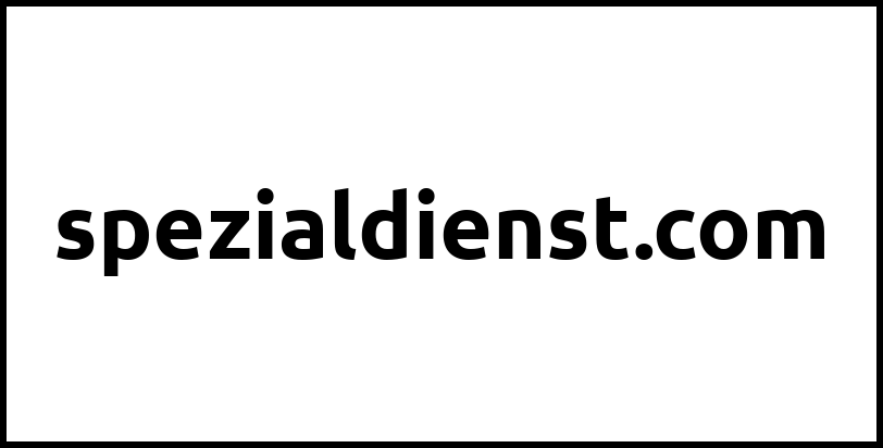 spezialdienst.com