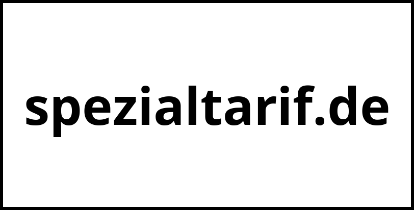 spezialtarif.de