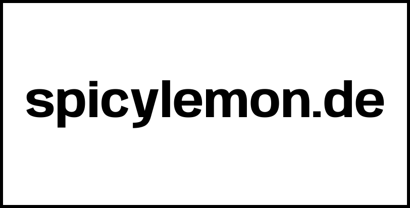 spicylemon.de