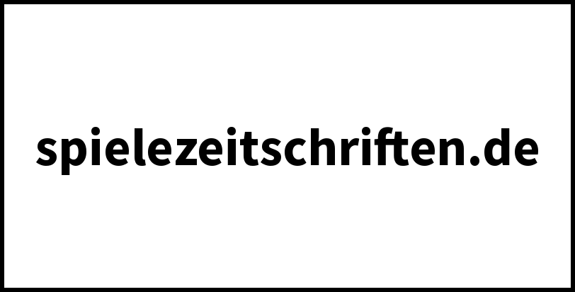 spielezeitschriften.de