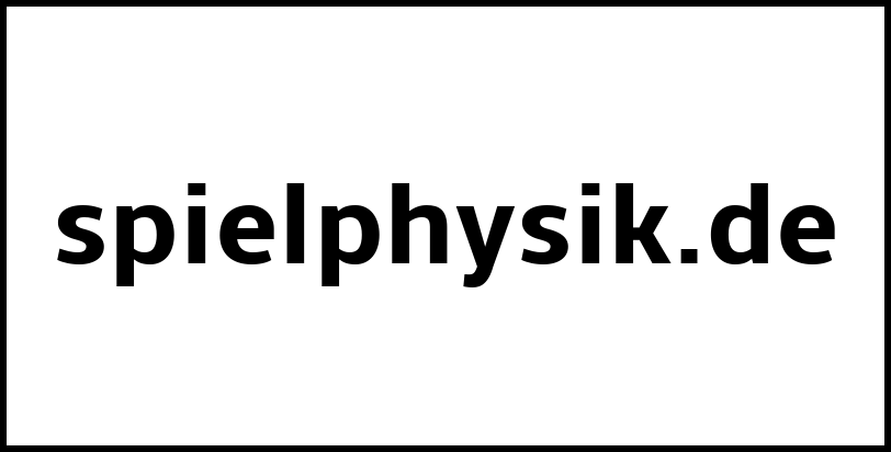 spielphysik.de