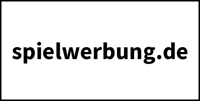 spielwerbung.de