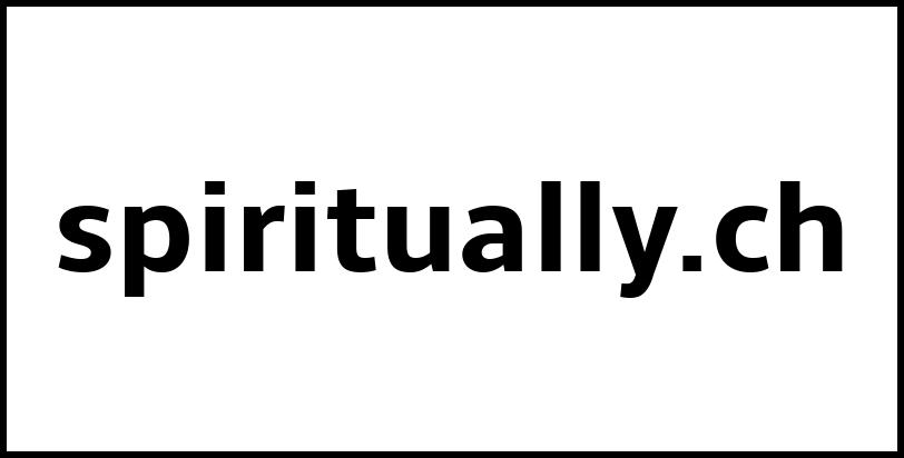 spiritually.ch