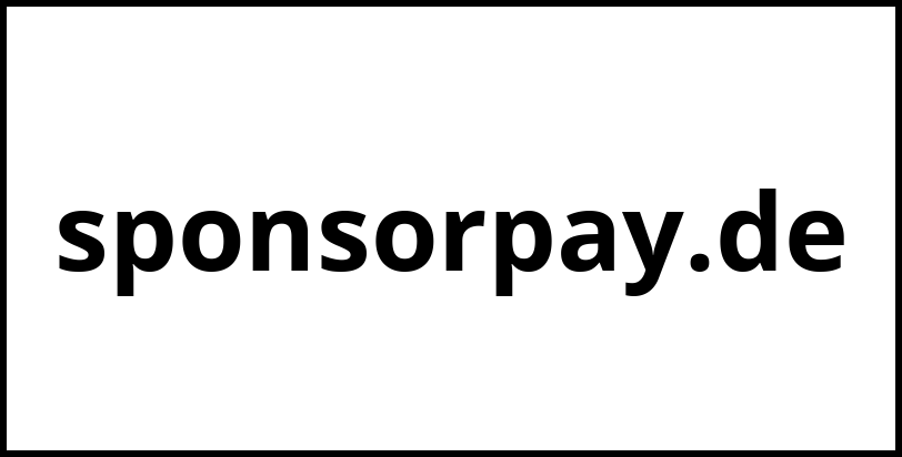 sponsorpay.de