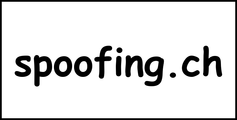 spoofing.ch