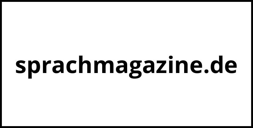 sprachmagazine.de