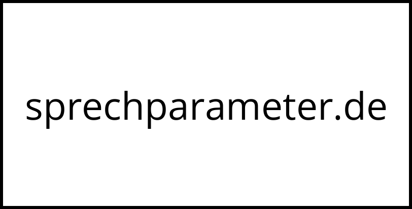 sprechparameter.de