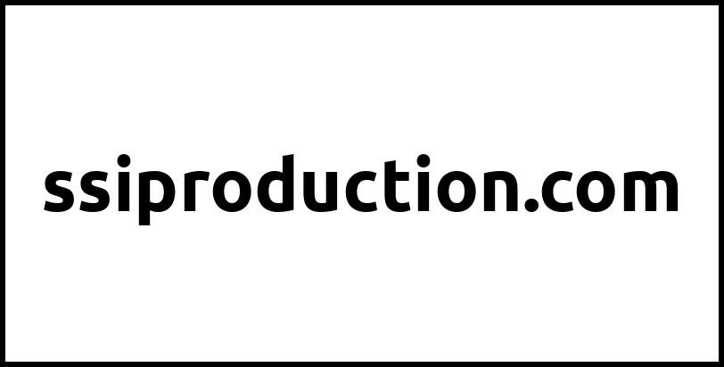 ssiproduction.com