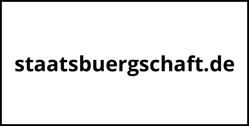 staatsbuergschaft.de