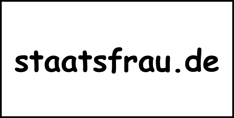 staatsfrau.de