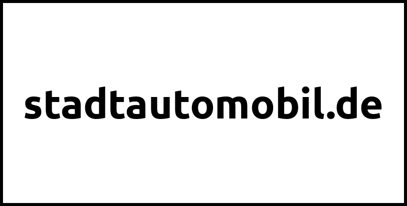 stadtautomobil.de