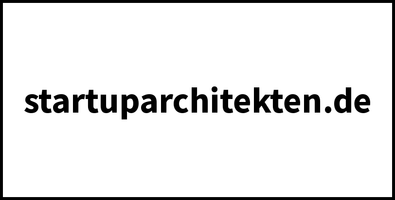 startuparchitekten.de