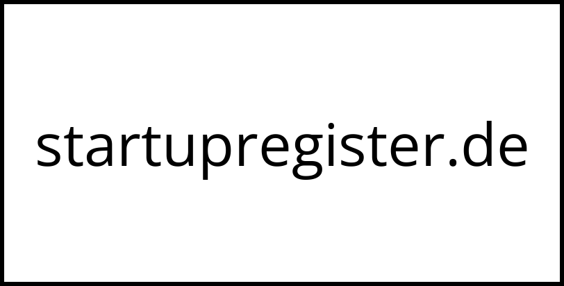 startupregister.de