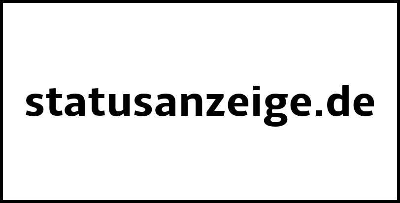 statusanzeige.de