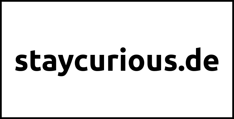 staycurious.de