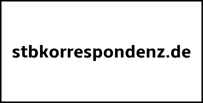 stbkorrespondenz.de