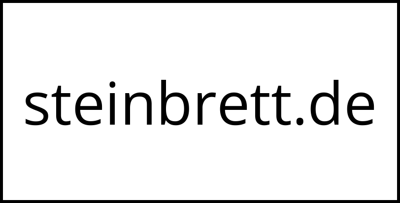 steinbrett.de