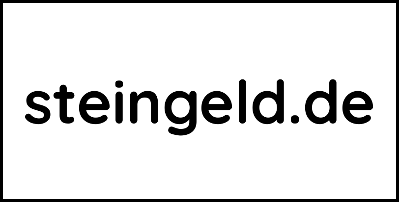 steingeld.de