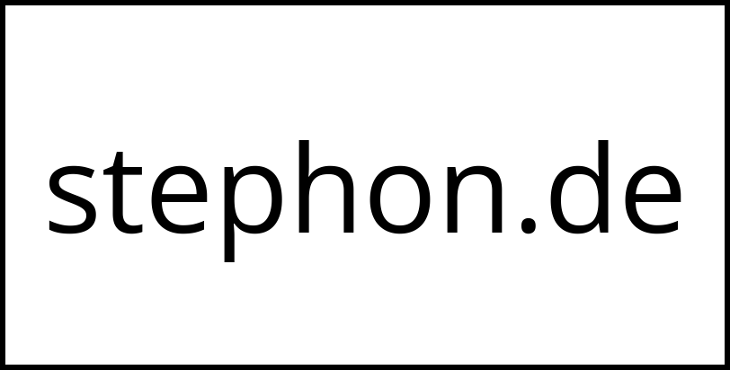 stephon.de