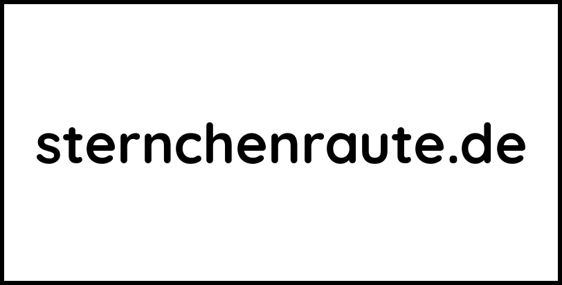 sternchenraute.de