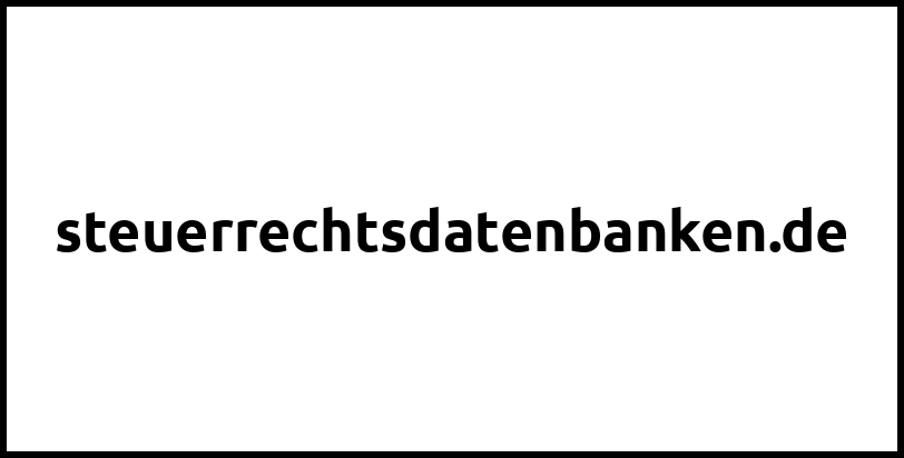 steuerrechtsdatenbanken.de