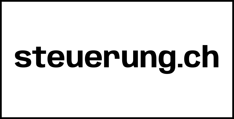 steuerung.ch