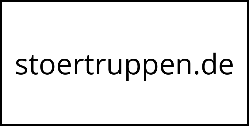 stoertruppen.de